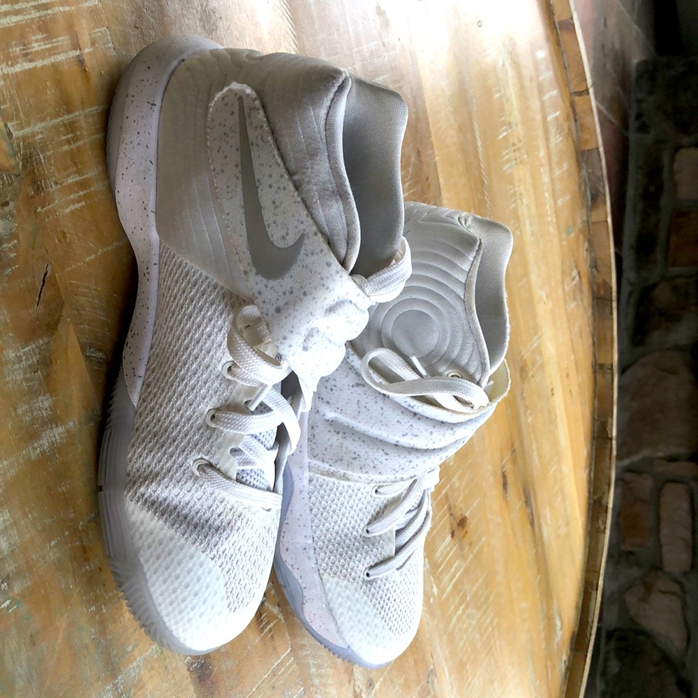 KD basketball sneakers.
